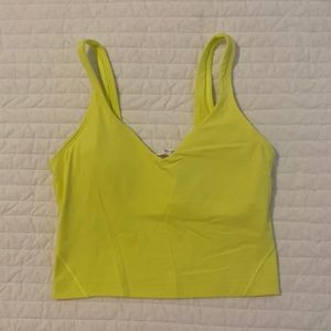 Lululemon Align Tank Top, Yellow, Size 4